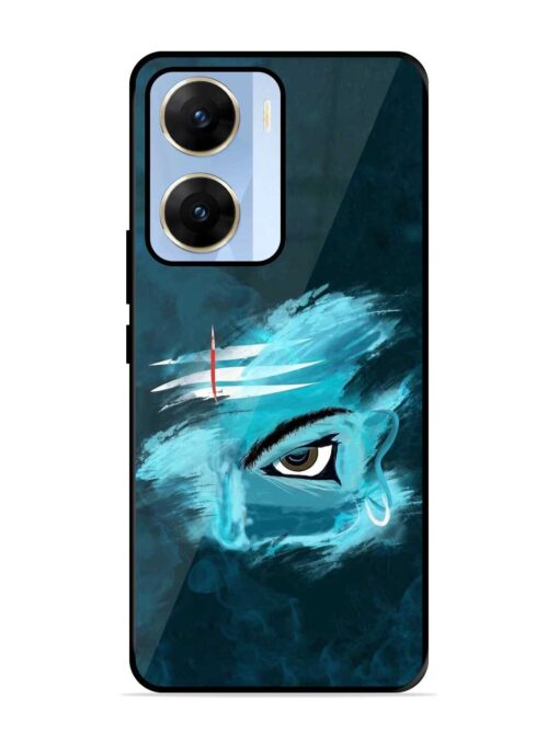 Lord Shiva Glossy Metal Phone Cover for Vivo V29E (5G) Zapvi