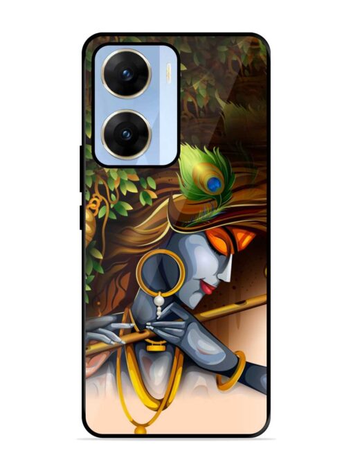 Krishna Glossy Metal Phone Cover for Vivo V29E (5G) Zapvi