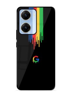 Google Logo Glossy Metal Phone Cover for Vivo V29E (5G)