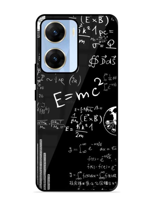 E=Mc2 Mass?Energy Equivalence Glossy Metal Phone Cover for Vivo V29E (5G) Zapvi