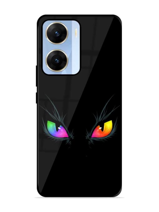 Cat Eyes Glossy Metal Phone Cover for Vivo V29E (5G) Zapvi