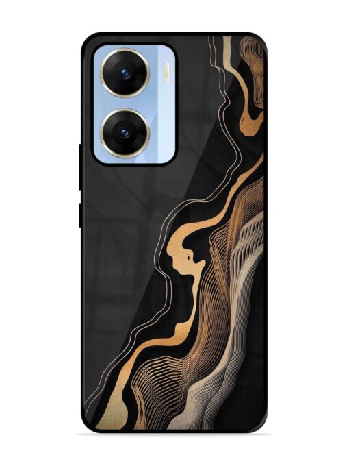 Abstract Art Glossy Metal TPU Phone Cover for Vivo V29E (5G) Zapvi