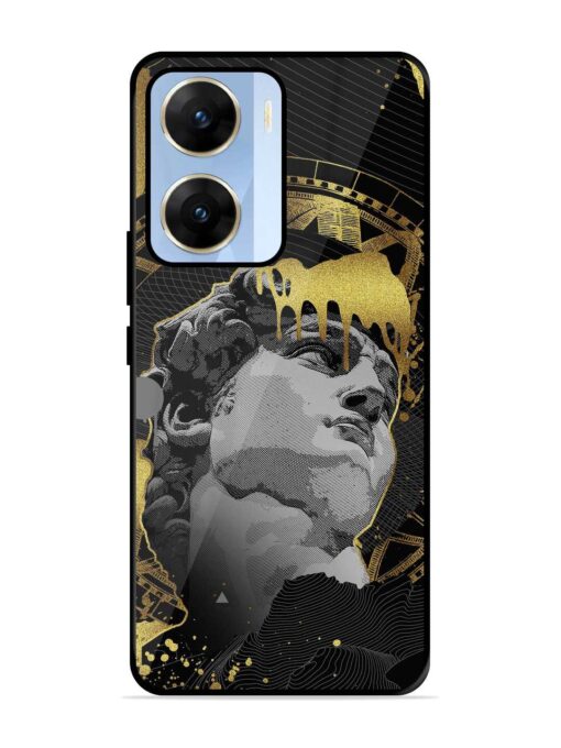 Roman Face Glossy Metal Phone Cover for Vivo V29E (5G) Zapvi