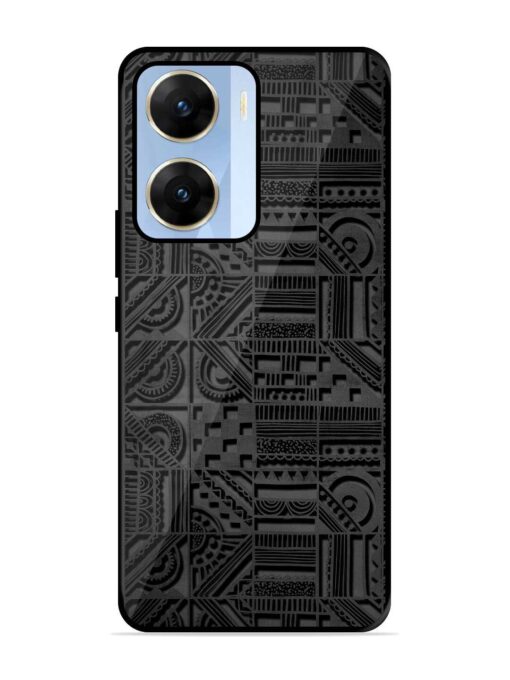 Seamless Pattern Glossy Metal Phone Cover for Vivo V29E (5G) Zapvi