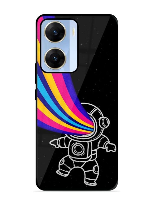 Astronaut Glossy Metal TPU Phone Cover for Vivo V29E (5G) Zapvi