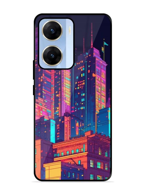 City View Glossy Metal Phone Cover for Vivo V29E (5G) Zapvi