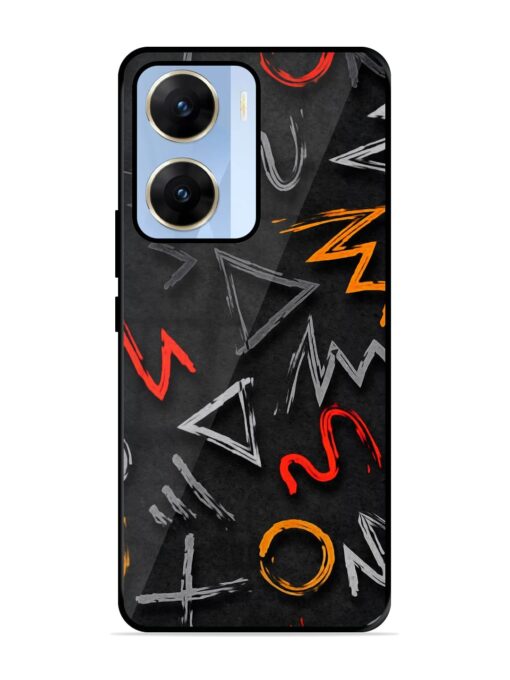 Grungy Graffiti Glossy Metal Phone Cover for Vivo V29E (5G) Zapvi