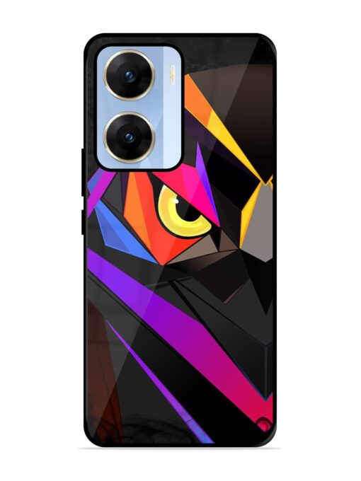 Wpap Owl Glossy Metal Phone Cover for Vivo V29E (5G) Zapvi