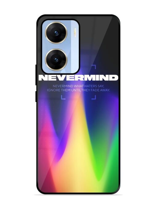 Nevermind Glossy Metal Phone Cover for Vivo V29E (5G) Zapvi