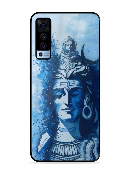 Shiv Art Glossy Metal Phone Cover for Vivo X50 Zapvi