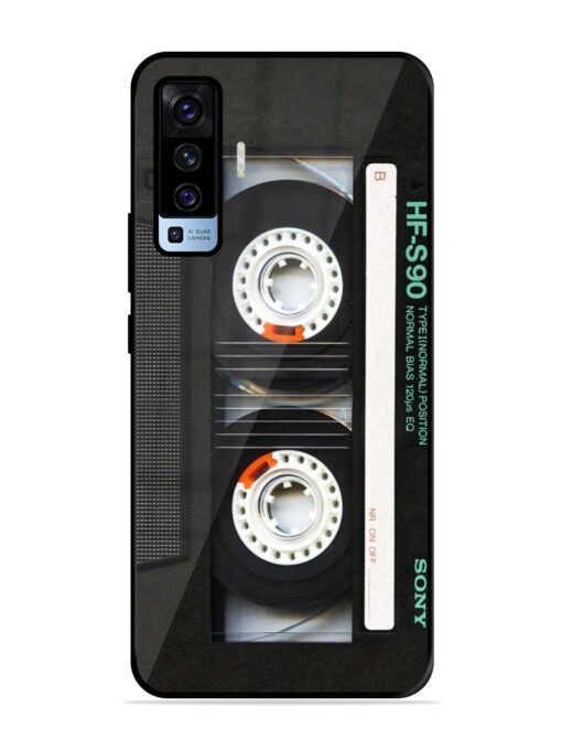 Sony Hf-S90 Cassette Glossy Metal Phone Cover for Vivo X50 Zapvi