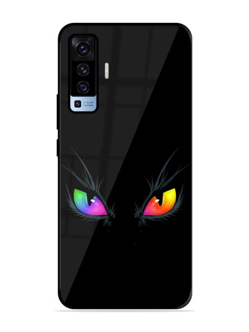 Cat Eyes Glossy Metal Phone Cover for Vivo X50 Zapvi