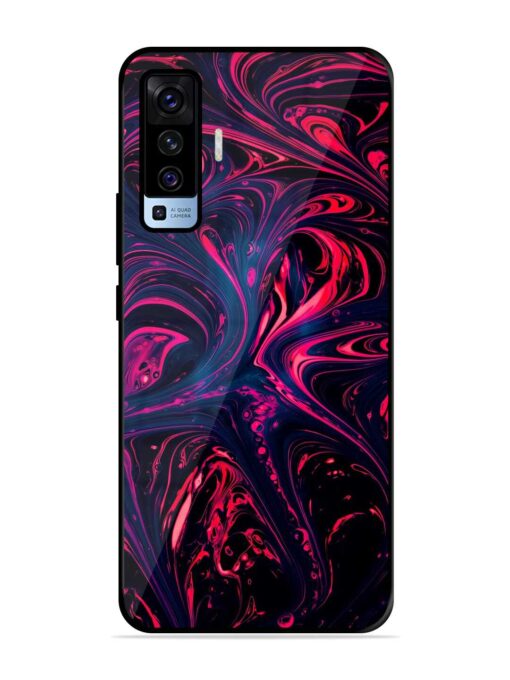 Abstract Background Glossy Metal Phone Cover for Vivo X50 Zapvi