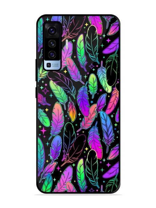 Bright Multi Colored Seamless Glossy Metal Phone Cover for Vivo X50 Zapvi