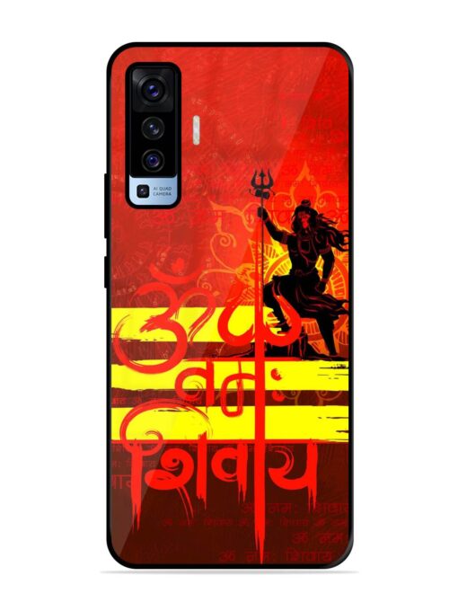 Illustration Lord Shiva Glossy Metal TPU Phone Cover for Vivo X50 Zapvi