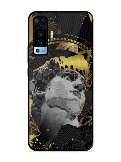 Roman Face Glossy Metal Phone Cover for Vivo X50 Zapvi