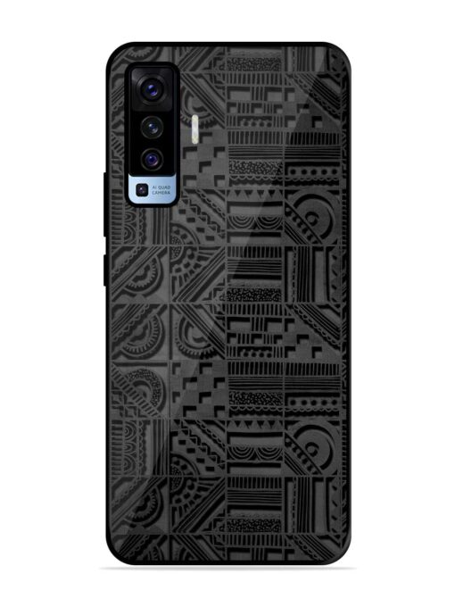 Seamless Pattern Glossy Metal Phone Cover for Vivo X50 Zapvi