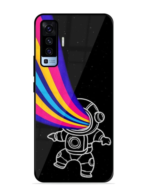 Astronaut Glossy Metal TPU Phone Cover for Vivo X50 Zapvi