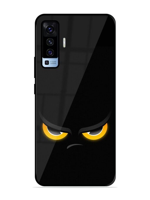 Scary Yellow Eye Glossy Metal TPU Phone Cover for Vivo X50 Zapvi