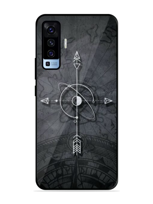 Lighting Cross Glossy Metal Phone Cover for Vivo X50 Zapvi