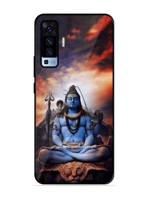 Jai Jai Shiv Glossy Metal Phone Cover for Vivo X50 Zapvi