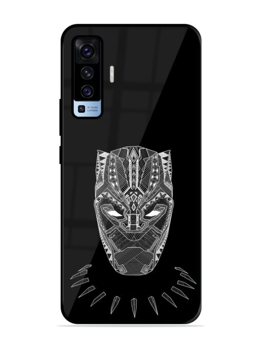 Fictional Art Glossy Metal Phone Cover for Vivo X50 Zapvi