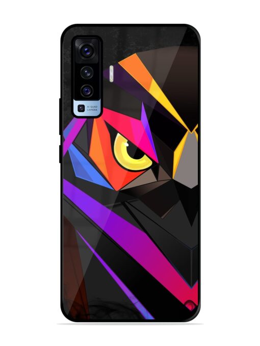 Wpap Owl Glossy Metal Phone Cover for Vivo X50 Zapvi