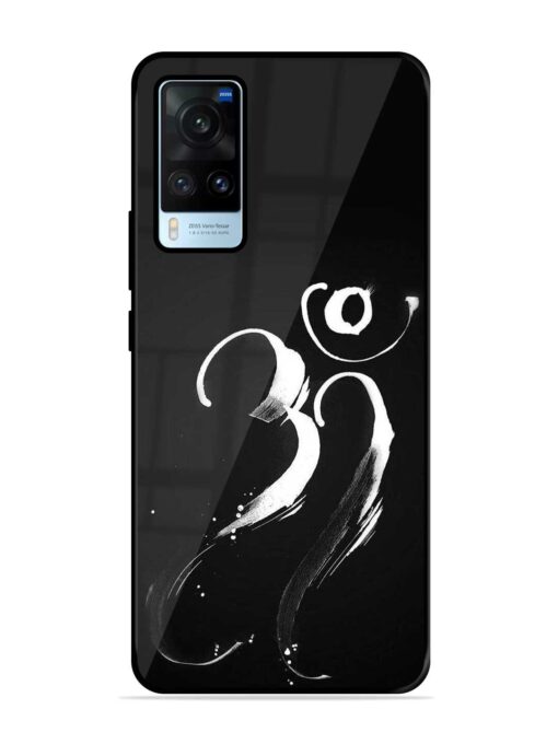 Om Logo Glossy Metal Phone Cover for Vivo X60 Zapvi