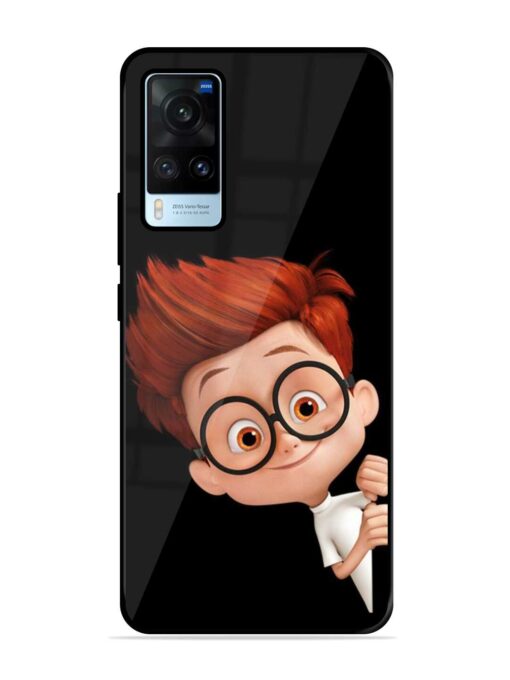 Smart Boy Cartoon Glossy Metal Phone Cover for Vivo X60 Zapvi