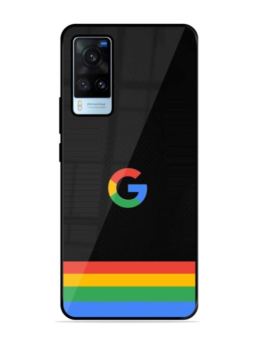 Google Logo Art Glossy Metal Phone Cover for Vivo X60 Zapvi