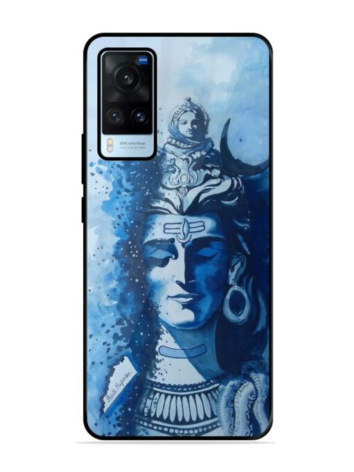 Shiv Art Glossy Metal Phone Cover for Vivo X60