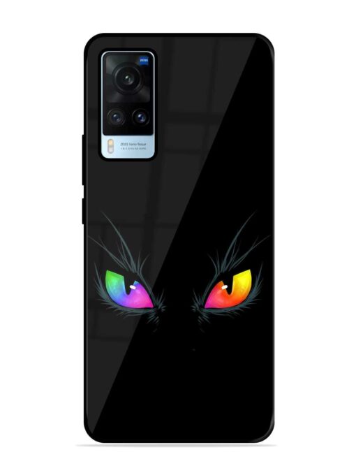 Cat Eyes Glossy Metal Phone Cover for Vivo X60 Zapvi