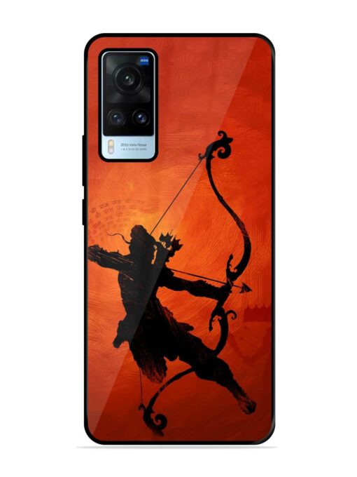 Illustration Lord Rama Glossy Metal Phone Cover for Vivo X60 Zapvi