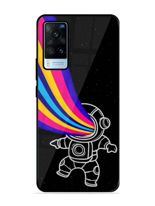 Astronaut Glossy Metal TPU Phone Cover for Vivo X60 Zapvi