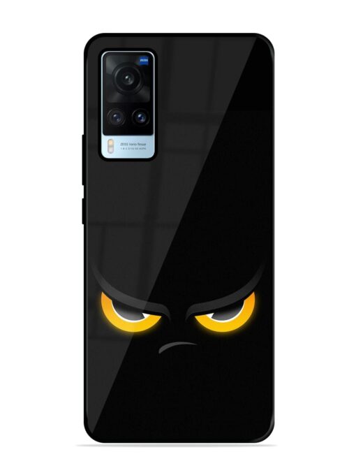 Scary Yellow Eye Glossy Metal TPU Phone Cover for Vivo X60 Zapvi