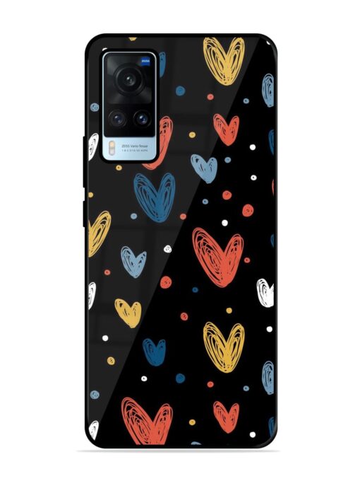 Happy Valentines Day Glossy Metal TPU Phone Cover for Vivo X60