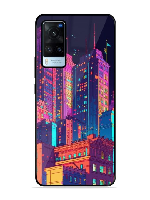 City View Glossy Metal Phone Cover for Vivo X60 Zapvi