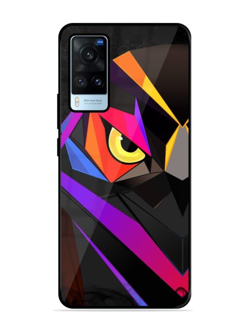 Wpap Owl Glossy Metal Phone Cover for Vivo X60 Zapvi