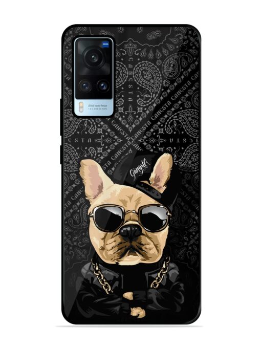 Gangsta Cool Sunmetales Dog Glossy Metal Phone Cover for Vivo X60