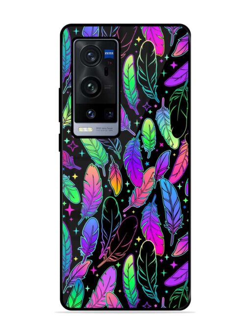 Bright Multi Colored Seamless Glossy Metal Phone Cover for Vivo X60 Pro Plus Zapvi