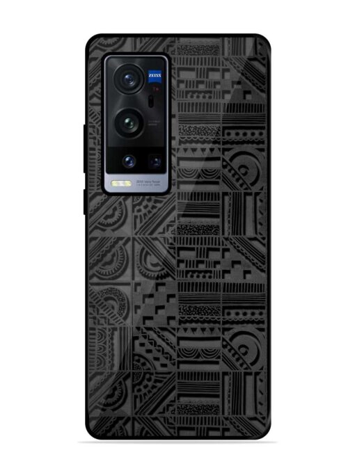 Seamless Pattern Glossy Metal Phone Cover for Vivo X60 Pro Plus