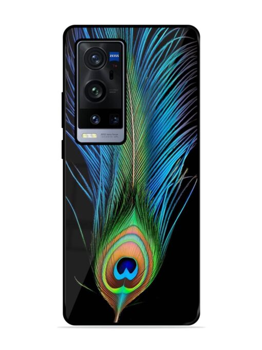 Peacock Feather Glossy Metal TPU Phone Cover for Vivo X60 Pro Plus Zapvi