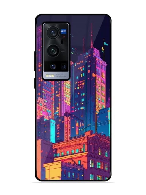 City View Glossy Metal Phone Cover for Vivo X60 Pro Plus