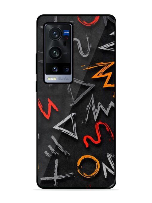 Grungy Graffiti Glossy Metal Phone Cover for Vivo X60 Pro Plus Zapvi