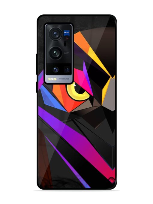 Wpap Owl Glossy Metal Phone Cover for Vivo X60 Pro Plus