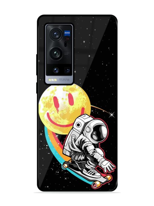 Astronaut Art Glossy Metal Phone Cover for Vivo X60 Pro Plus