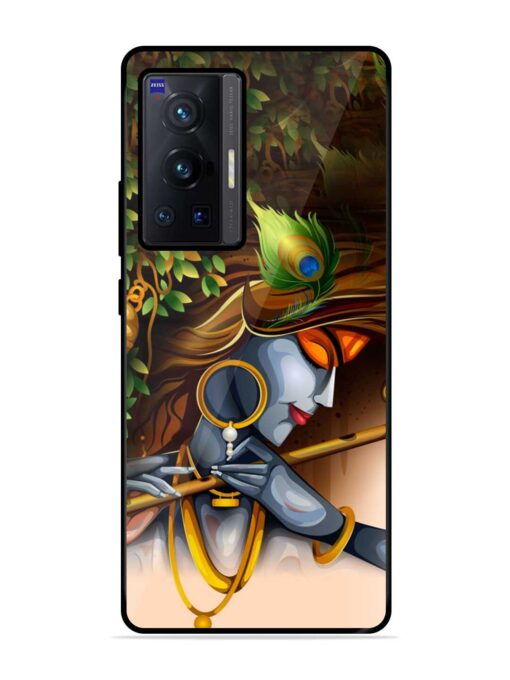 Krishna Glossy Metal Phone Cover for Vivo X70 Pro (5G) Zapvi