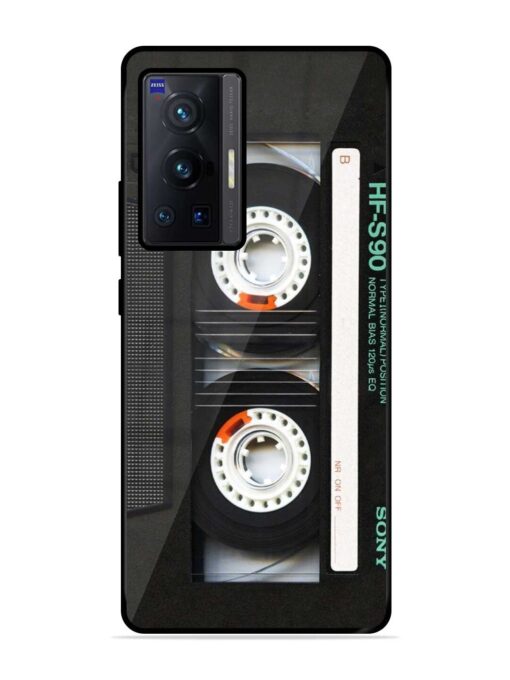 Sony Hf-S90 Cassette Glossy Metal Phone Cover for Vivo X70 Pro (5G) Zapvi