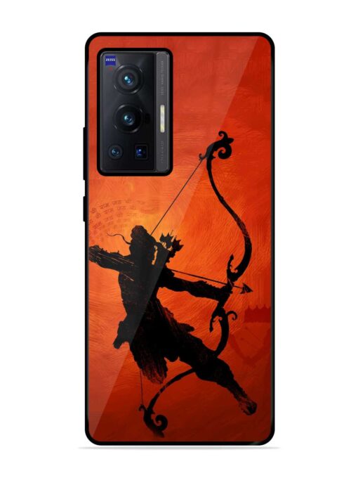 Illustration Lord Rama Glossy Metal Phone Cover for Vivo X70 Pro (5G) Zapvi