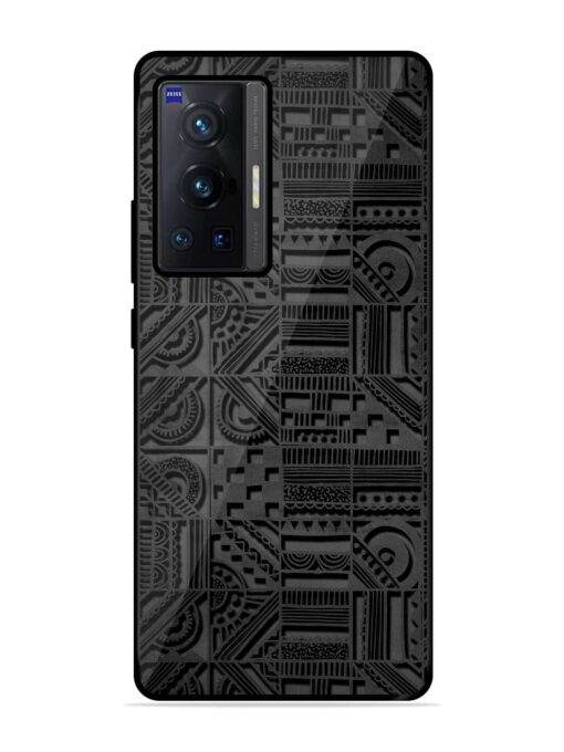 Seamless Pattern Glossy Metal Phone Cover for Vivo X70 Pro (5G) Zapvi